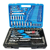 极速上匠汽修工具套装 E小车棘轮扳手工具箱46件1 家用套筒扳手套装