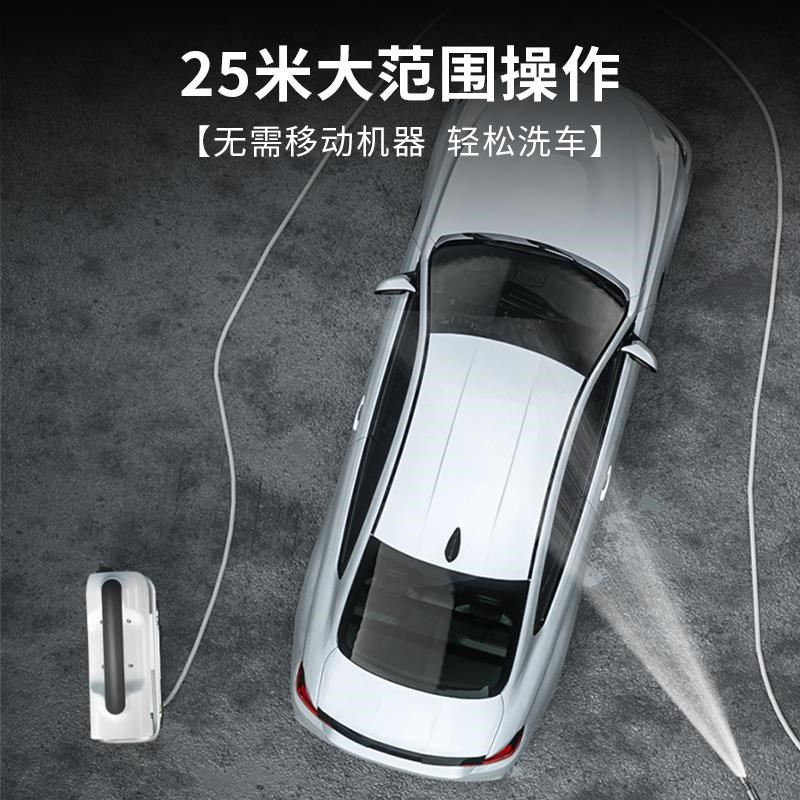 徕本洗车机高压水泵水枪神器220v家用刷车全自S动便携式大功率清