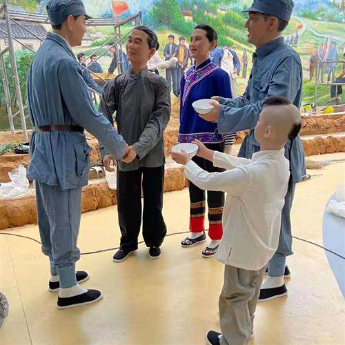 蜡像工艺品承接民俗馆纪念馆博物馆等硅胶材质真人触感