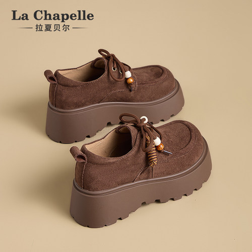 拉夏贝尔全包勃肯鞋女2025秋季