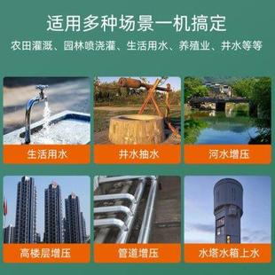 甲骨文不锈钢增压泵家用自来水抽水泵自吸喷射泵洗车增压泵上下水