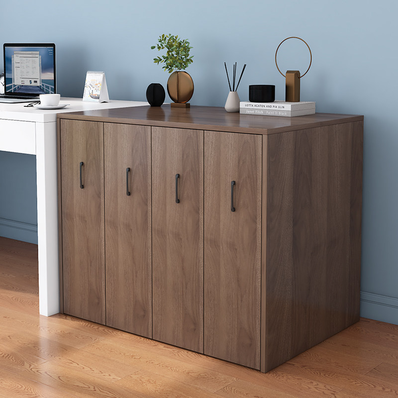 新窄书柜桌d边侧拉式小柜子抽拉移动书橱带门书架防尘储物收纳柜,住宅家具,单个书柜,淘宝优惠券,粉丝福利购,淘宝优惠卷