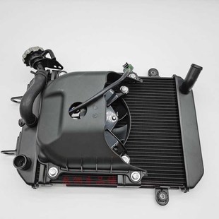 适用摩托车配件春风复古450CLC散热器焊接组件CFP450 10主水箱风