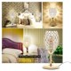 Luxury Wine Bedside TaBble Romantic Crystal LED Lamps Glass