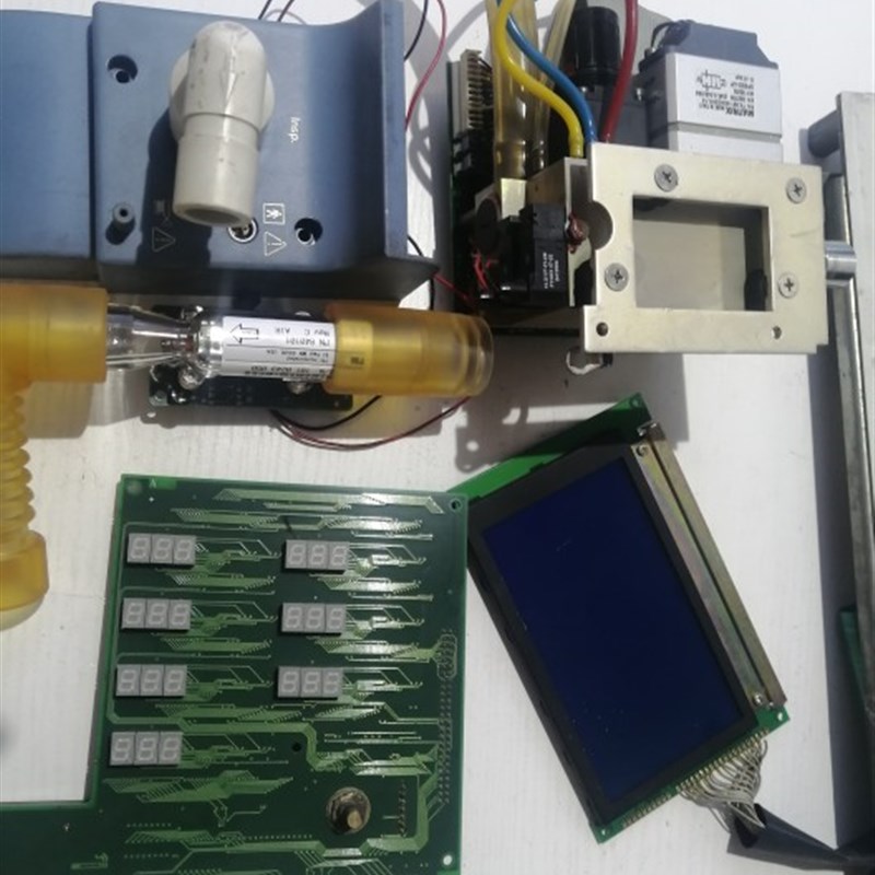 德尔格 Savina 流量传感器TSI 空气氧气呼吸机S板 主板 维修配件