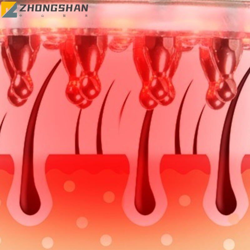 出口智能增发光疗仪生光仪头皮护理仪生J光护发梳子防脱护发增发