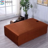 美容院实木泰式 按摩床火疗理疗踩背中医推拿N床针灸艾灸家用按摩