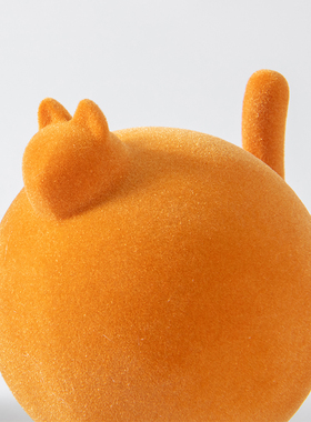 Rzone 现代简约植绒小动物现代简约轻奢北欧软R装饰品茶几橱窗摆