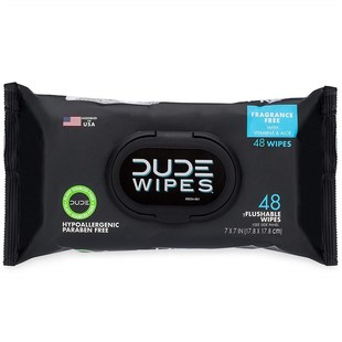 Wet CDispenser DUDE Flushable Packs Wipes