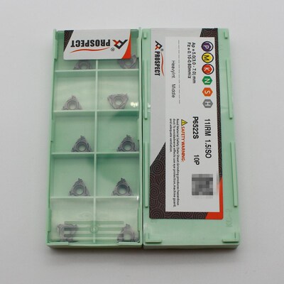 普斯特螺纹刀片11IR1.0 1.25 1.5 1.75 2.0 ISO AG55 AG60X P6522