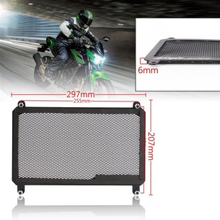 适用于川崎NINJA Z400摩托车水箱网格栅Q护罩保护器散热器护 400