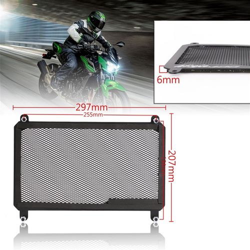 适用于川崎NINJA 400 Z400摩托车水箱网格栅Q护罩保护器散热器护