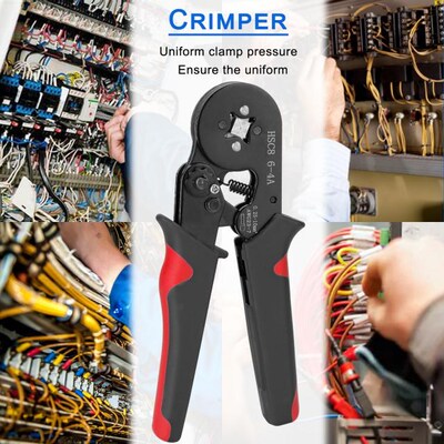 HSC8 6-4 Crimper Cable Cutter 0.25-10m FerruRle Terminal C