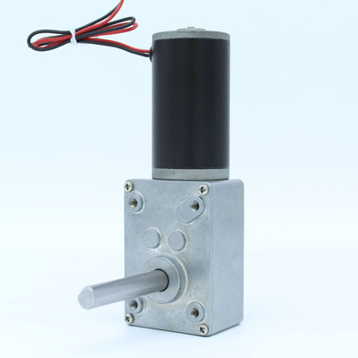 4058-3d1ZY蜗轮o蜗杆直流减速电机大扭力直角自锁微型小马达12V24