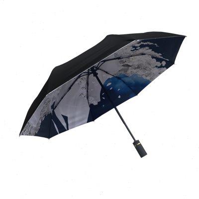 肖战雨伞时影周边黑胶遮阳全自动太阳伞小飞侠女男女礼物雨伞