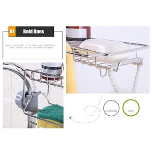 ucet Sponge Hjolder Sink Organizer Drainer Faucet Hanging St
