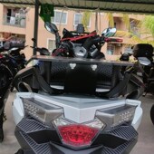 适用三阳巡弋250 后货 尾箱架 巡弋300摩托车C后备箱安装 底座改装