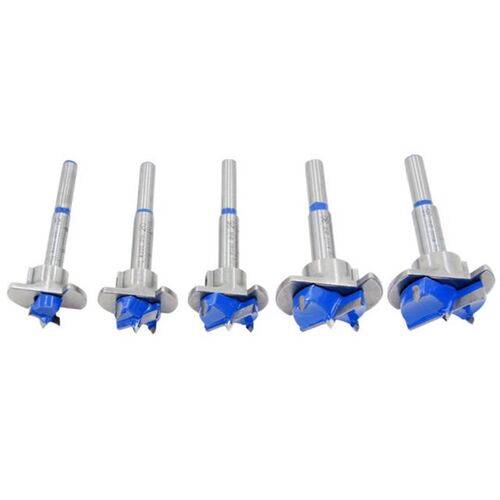 5Pcs Forstner Drill Bit Set 15 20 25 30 35mm Wood VAuger Cut
