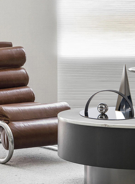 rzone 现代简约轻奢极简三角B形几何摆件样板房售楼处意式软装饰