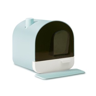 ZOO全封闭猫砂盆大号猫厕所抽屉式 活性N炭除臭烟囱双重防掉砂