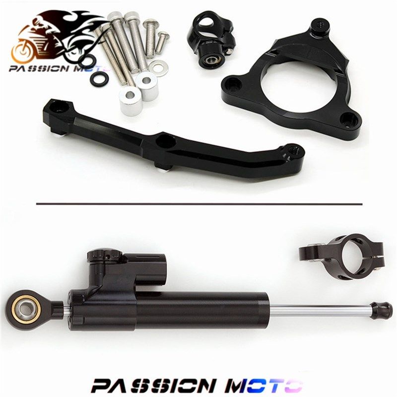 适用川崎Z800 13-15改装钛尺E方向减震阻尼器防甩头平衡杆钛尺码