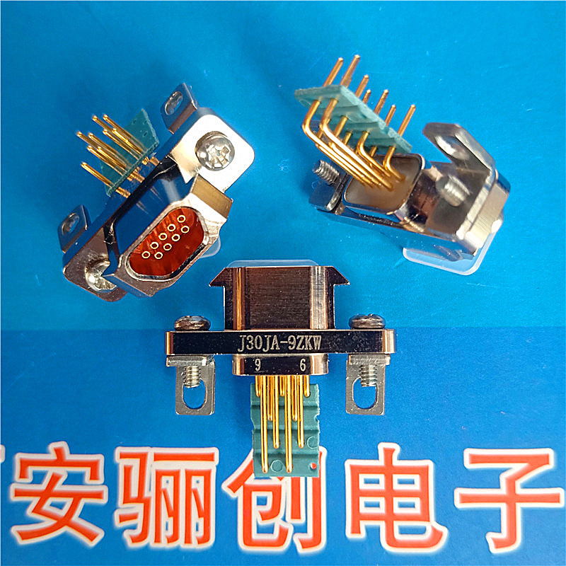 J30JA-9ZKN-J J30JA-9ZKN 矩形连接器直插焊Q板子9芯插座 2排 4排