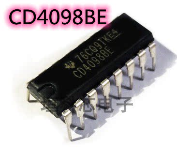 CD4098BE双单稳态触发器全新