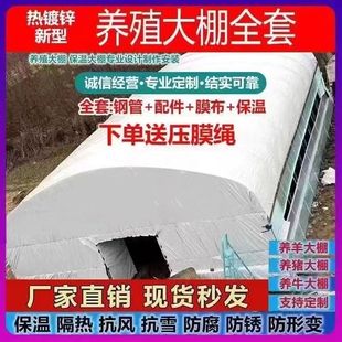 。养殖大棚全套大棚骨架家用温室种植棚专业养鸡棚羊棚牛棚养猪大