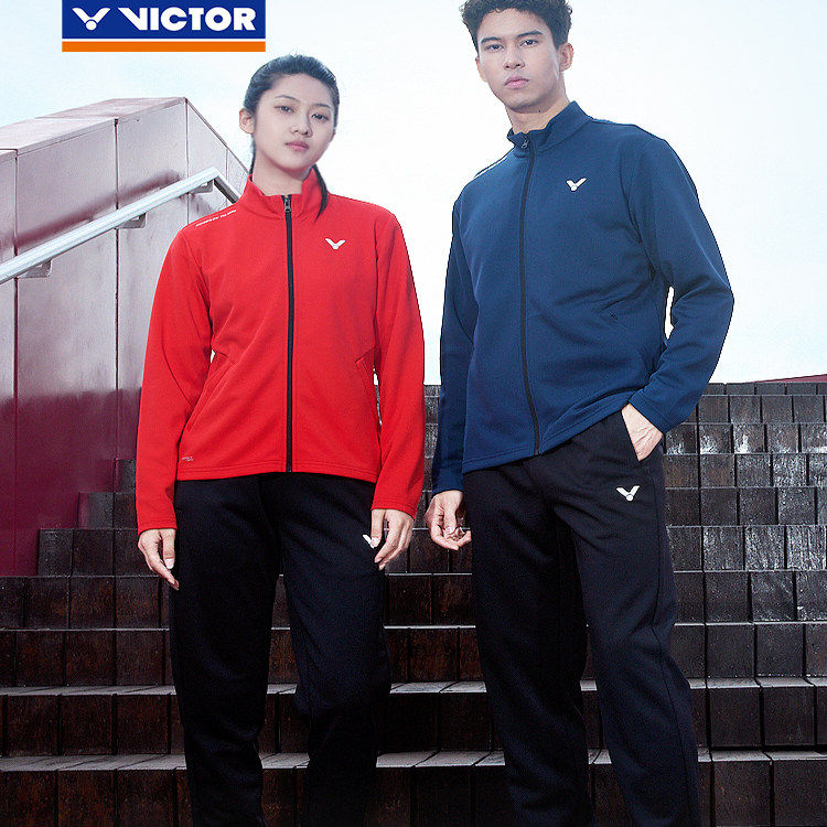 VICTOR胜利威克多羽毛球服运动外套速干透气比赛训练服男女J55614