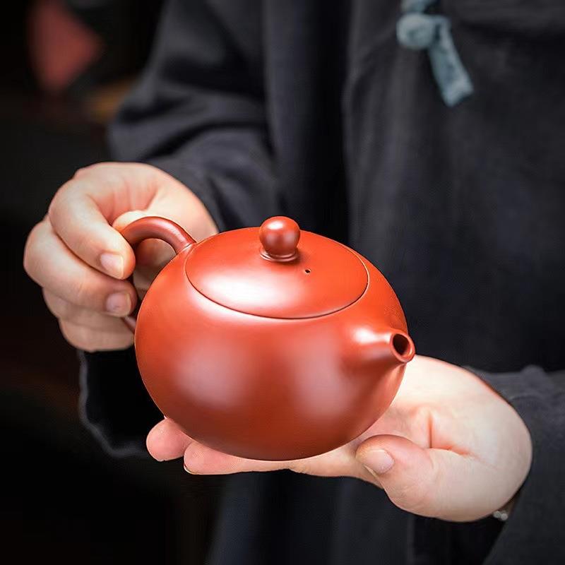 手工紫砂原矿西施壶凤鸣壶泡大红袍茶壶大容量家用泡茶壶功夫茶具