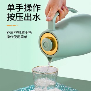 清水保温水壶家用保温壶玻璃内胆大容量暖壶热水瓶便携学生热水壶