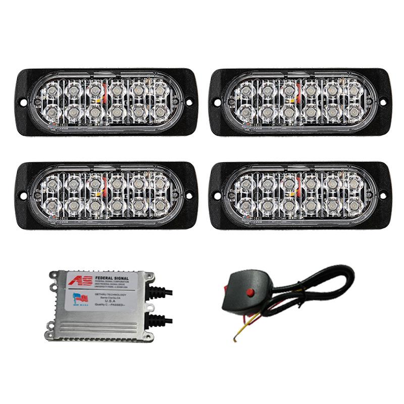 ：汽车侧边警示灯货车卡车应急信号灯工程示宽灯12T-T4