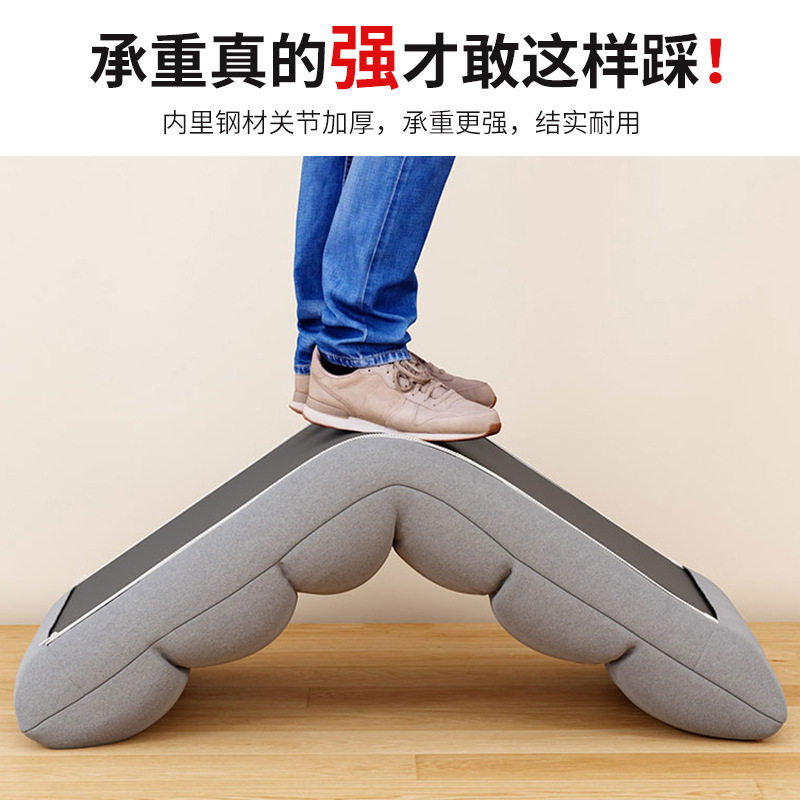 懒人沙发榻榻米单人折叠床上靠背座椅学生可躺阳台椅单人躺椅靠垫