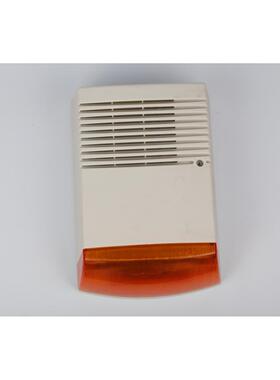 室外防水大声光警号报警器配件121红色橘红色DC12V电源供电接主机