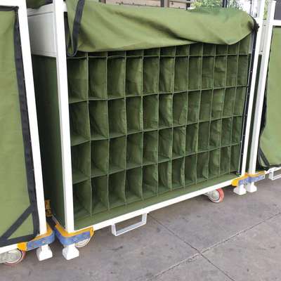 合肥汽车零部件周转料架工位器具布袋物流台车非标订货料架