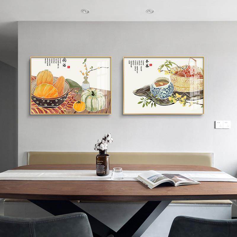 新中式蔬菜水果餐厅单幅装饰画横幅饭厅背景餐桌墙面饭店墙壁画,金属材料及制品,金属加工件/五金加工件,淘宝优惠券,粉丝福利购,淘宝优惠卷