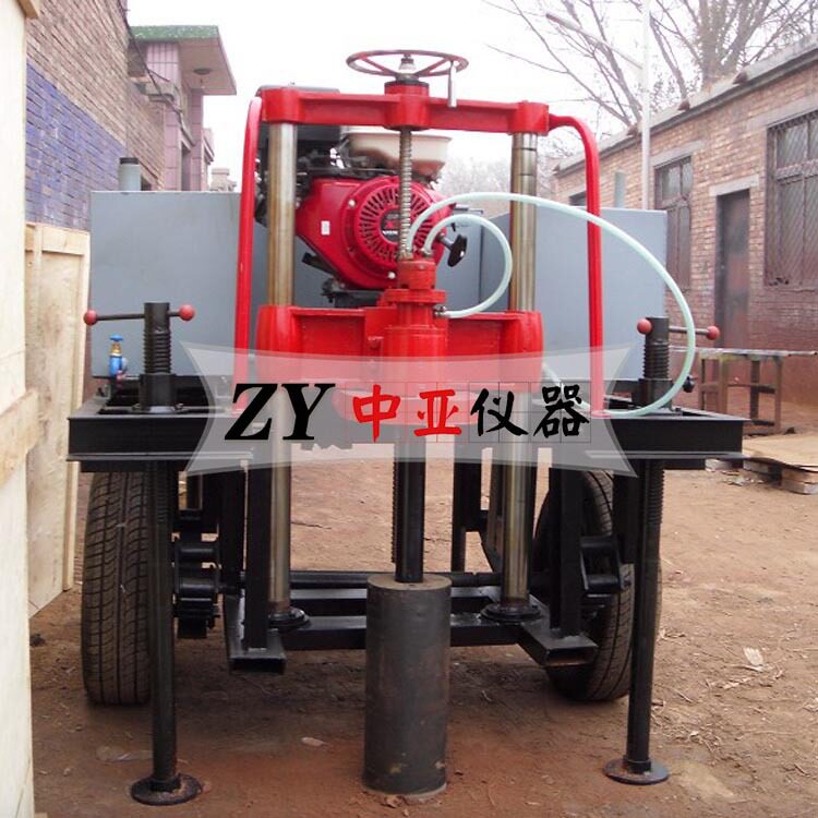 HZ-20型拖车式钻孔取芯机拖挂式路面取芯机混凝土取芯机