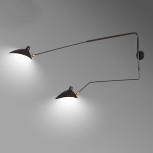 北欧创意壁灯现代简约客厅卧室书房个性复古工业风张牙舞爪壁灯