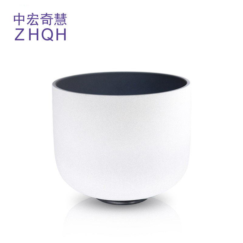 星空灰石英水晶唱歌碗用于声音冥想和愈合唱碗