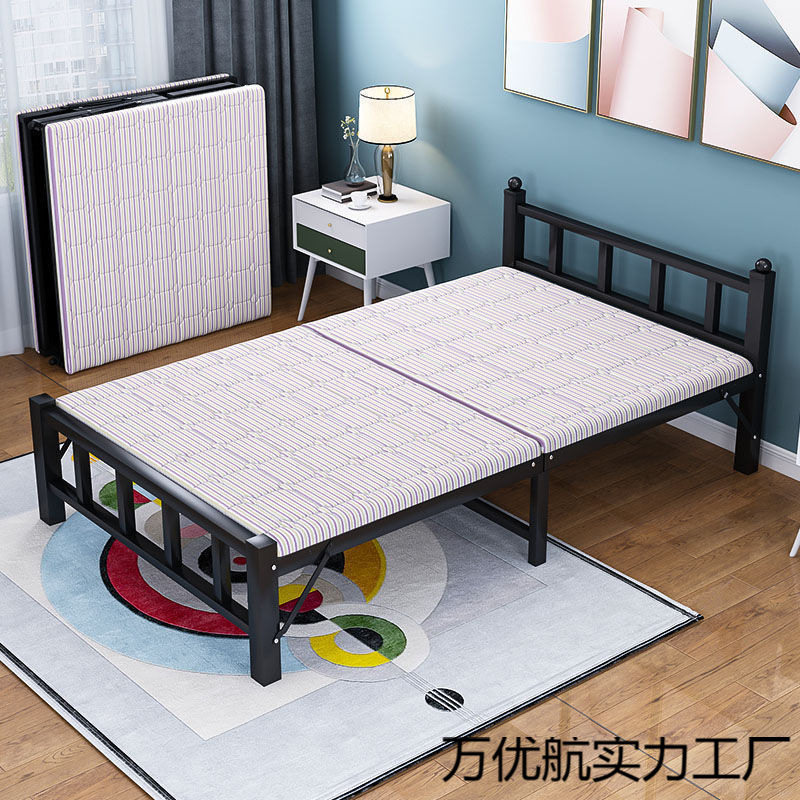 便携折叠床办公室午休床简易床经济型单人床铁床出租屋家用木板床