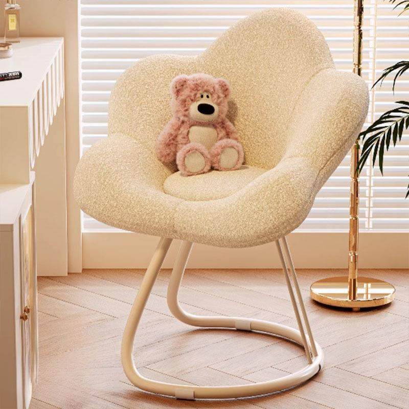 网红家用化妆椅靠背梳妆台椅子风奶油凳子卧室宿舍可旋转的家具凳