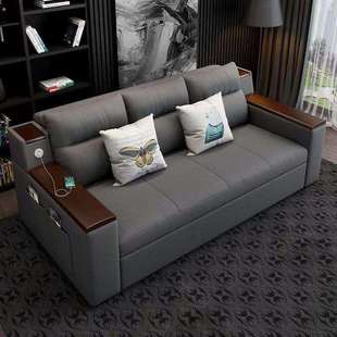沙发床折叠两用多功能客厅小户型现代简约办公经济型储物双人