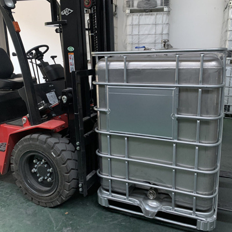 加厚304不锈钢拉缸吨桶水箱1000升涂料油漆溶剂化工方桶防爆