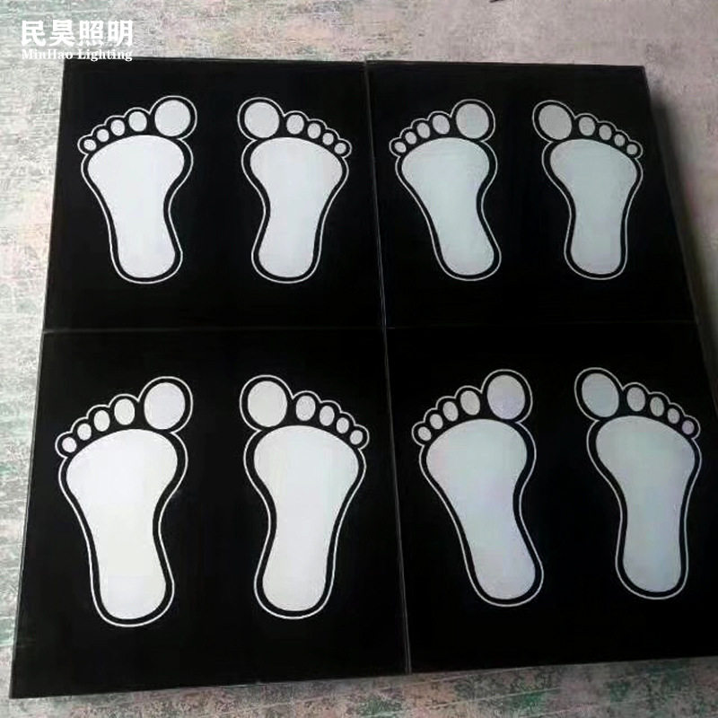 民昊照明led圆形图案非标地砖灯户外防水非标方形地砖灯钢琴灯