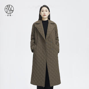 轻奢舒适保暖通勤纯色羊毛棉服 秋冬新款 织希TESSITI 滕氏企业女装