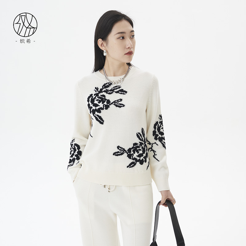 TENGS优雅气质针织衫百搭舒适