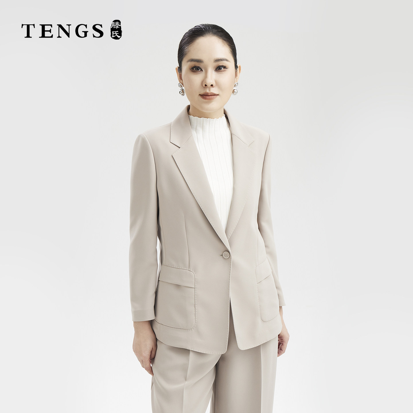 TENGS滕氏新款商务通勤西装外套