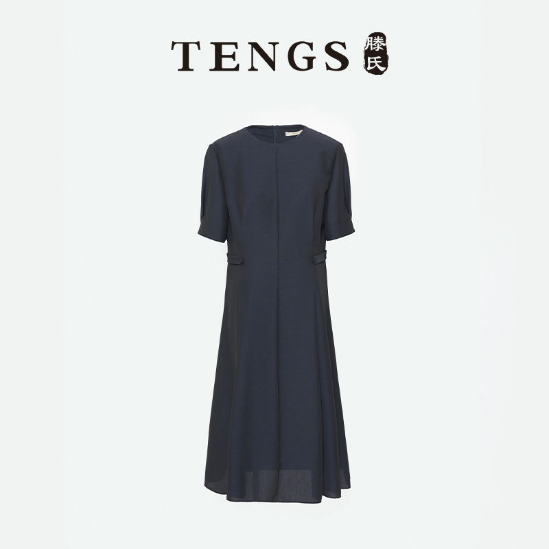 TENGS气质通勤X廓形连衣裙
