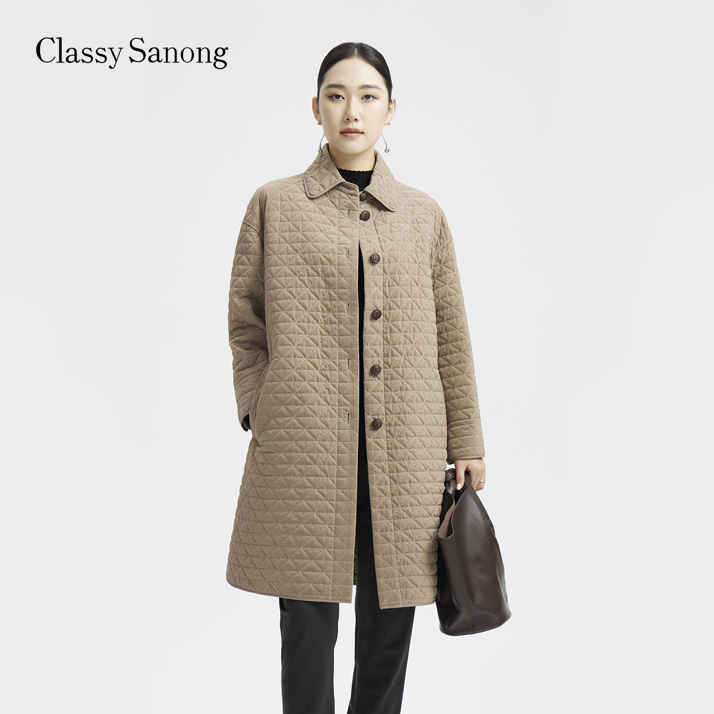 百搭职场通勤休闲舒适保暖棉服