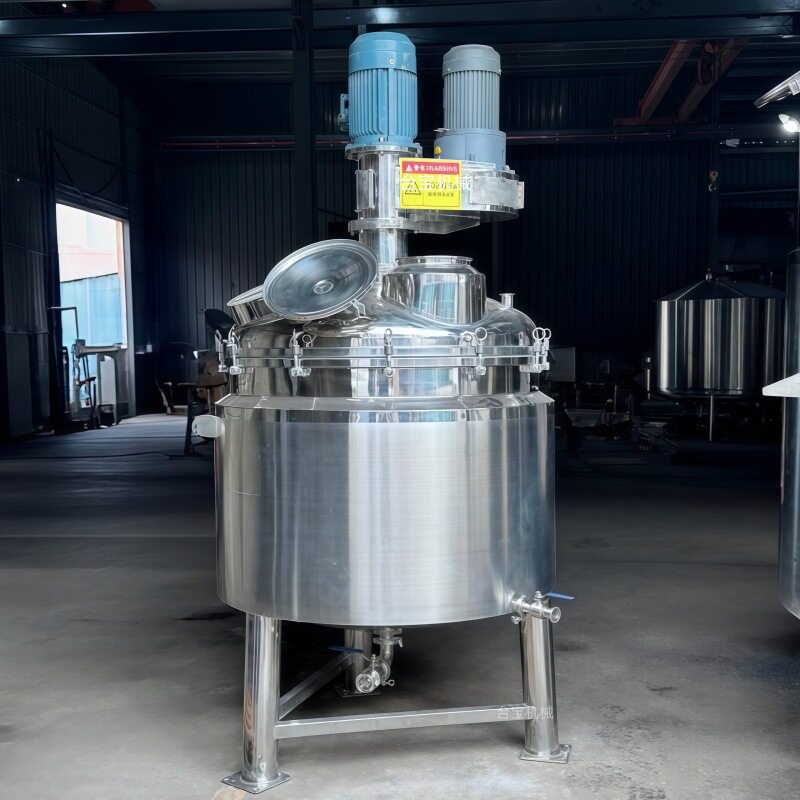 反应釜称重配料釜全自动液体称重配料桶称重式混合粉液混合搅拌桶